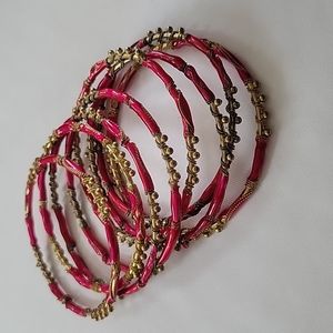 Hot Pink Bangles